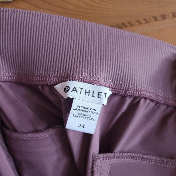 Athleta Brooklyn Ankle Pant Dusk NWT Size 24 Plus Size Pull On Athletic Pocket - Picture 7 of 7